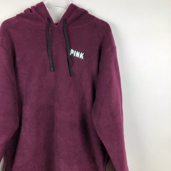 PINK Victoria’s Secret FLEECE PULLOVER LARGE - Picture 3 of 6
